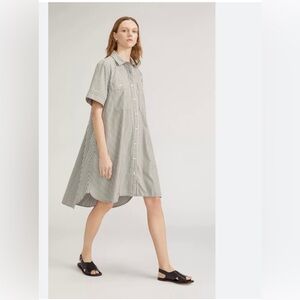 Everlane Daytripper Shirtdress Size M Kalamata Stripe